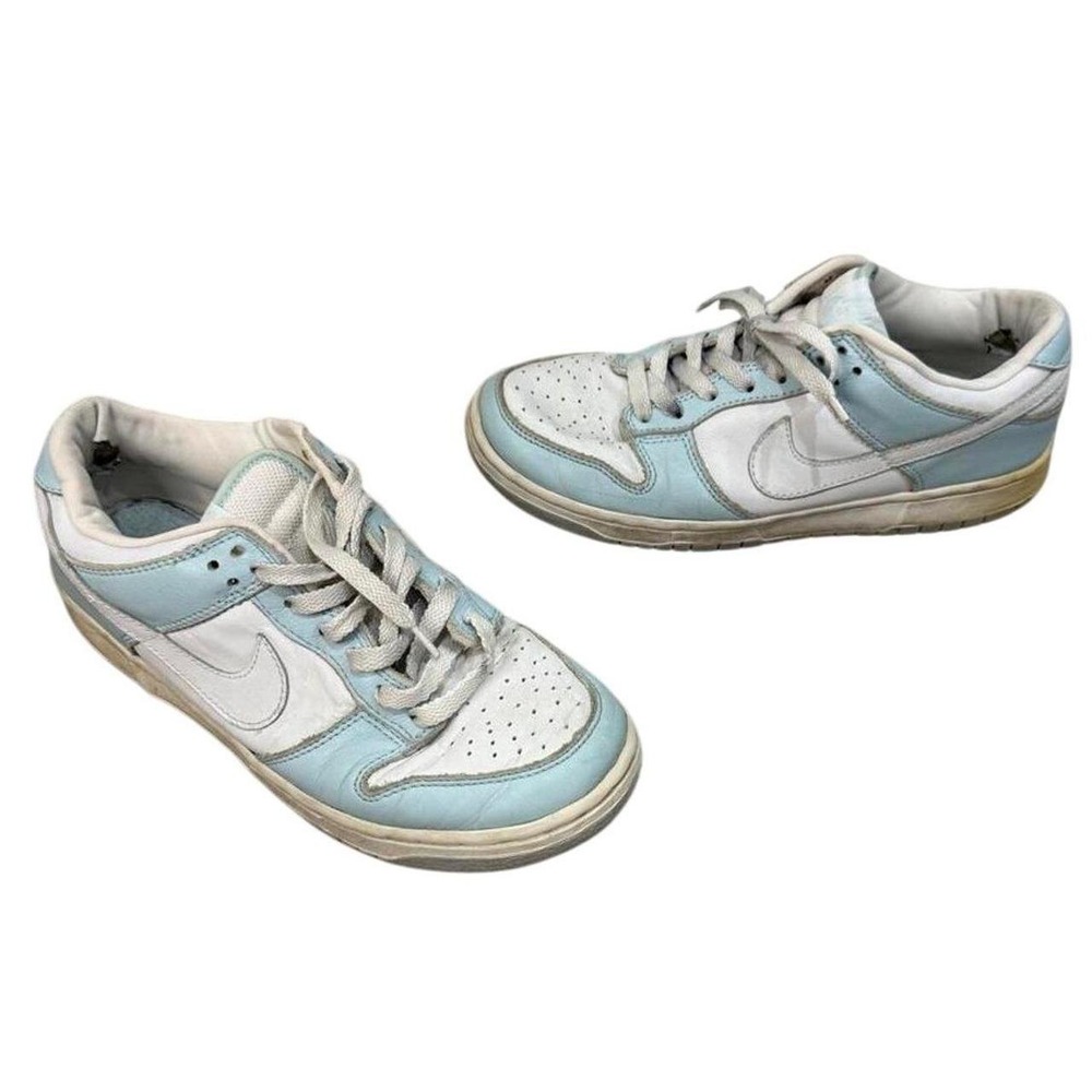 Vintage 2003 Nike Dunk Low Pro Glacier Blue 302517-112 Women's 8.5 Y2K Rare